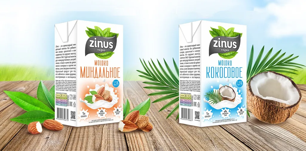 фотография продукта Молоко на растительной основе ZINUS 